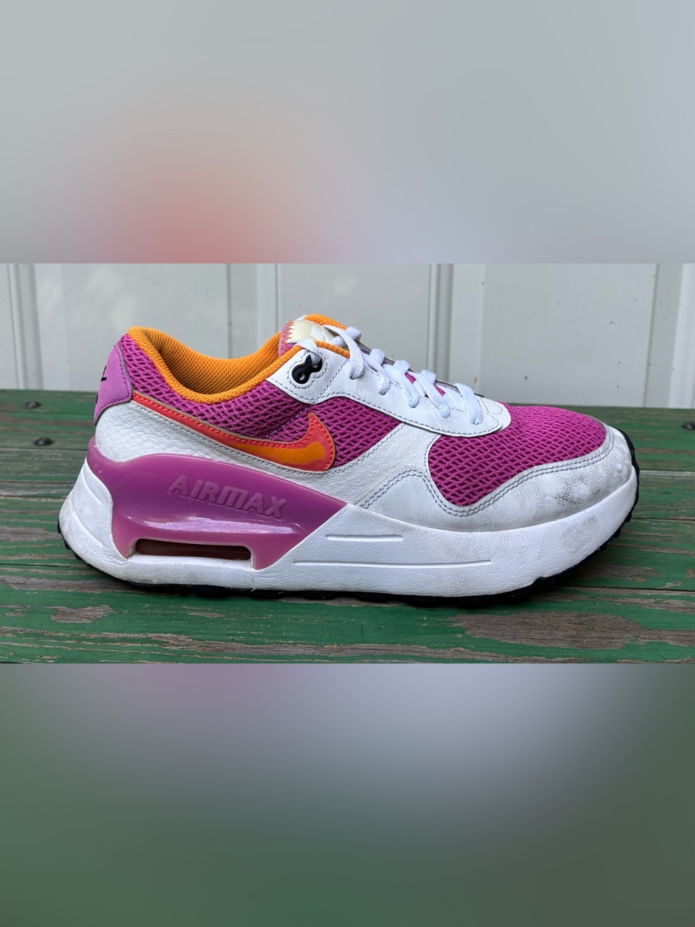 Nike Air Max SYSTM Cosmic Fuchsia Dream Womens Sz 9 Sneakers